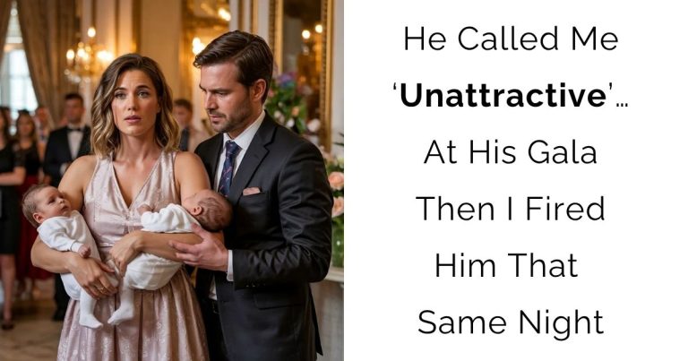 He Called Me ‘Unattractive’… At His Gala — Then I Fired Him That Same Night