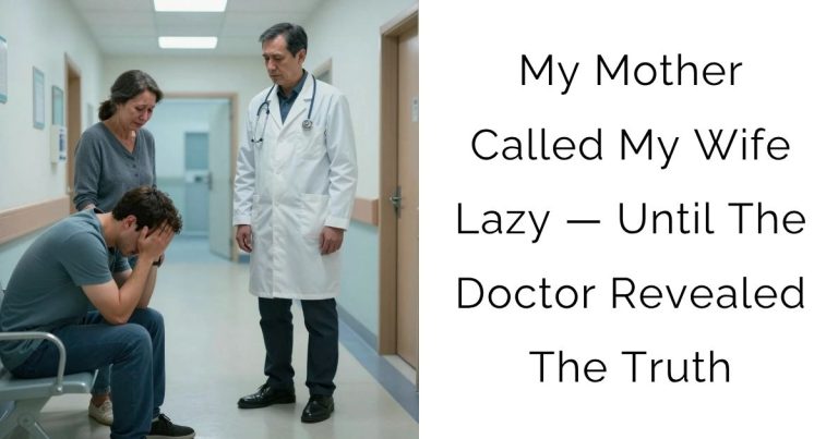 My Mother Called My Wife Lazy — Until The Doctor Revealed The Truth