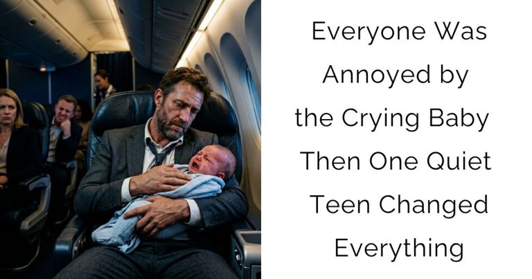Everyone Was Annoyed by the Crying Baby — Then One Quiet Teen Changed Everything