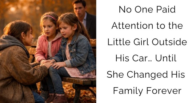 No One Paid Attention to the Little Girl Outside His Car… Until She Changed His Family Forever