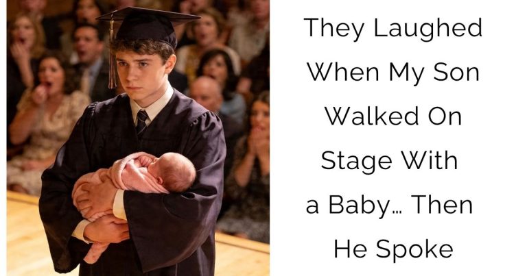 They Laughed When My Son Walked On Stage With a Baby… Then He Spoke