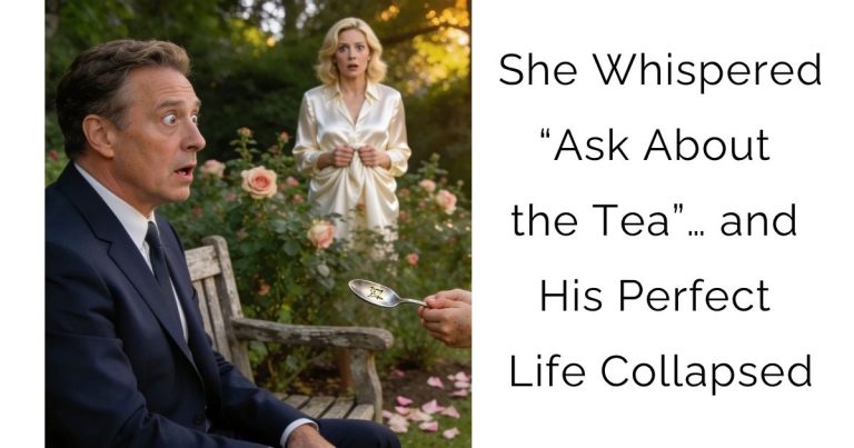 She Whispered “Ask About the Tea”… and His Perfect Life Collapsed
