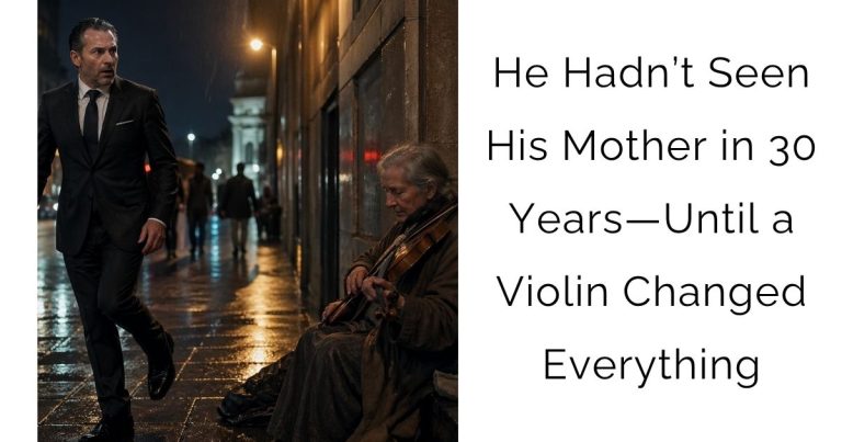 He Hadn’t Seen His Mother in 30 Years—Until a Violin Changed Everything