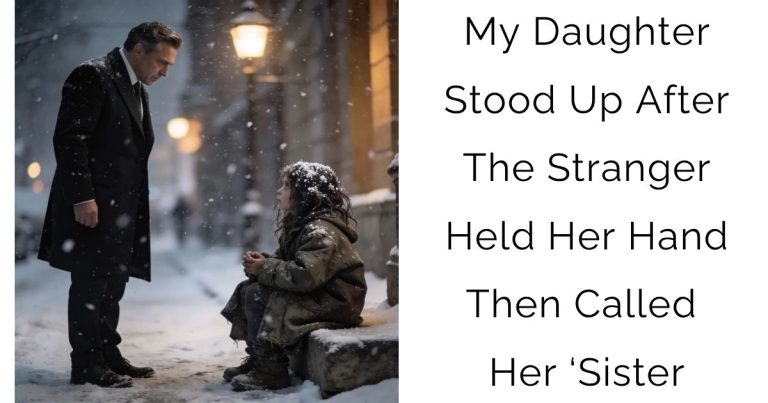 My Daughter Stood Up After The Stranger Held Her Hand—Then Called Her ‘Sister