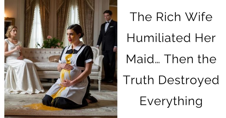 The Rich Wife Humiliated Her Maid… Then the Truth Destroyed Everything