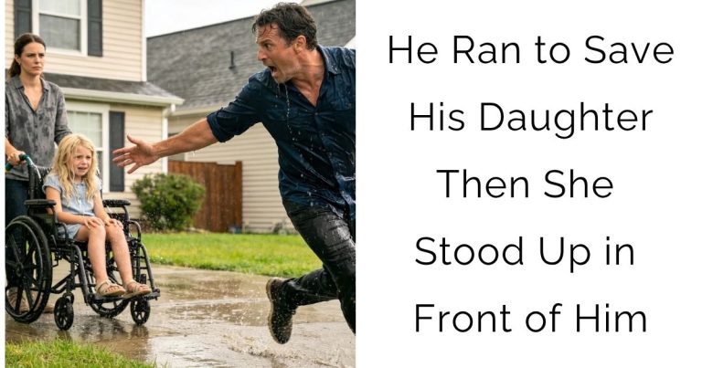 He Ran to Save His Daughter—Then She Stood Up in Front of Him