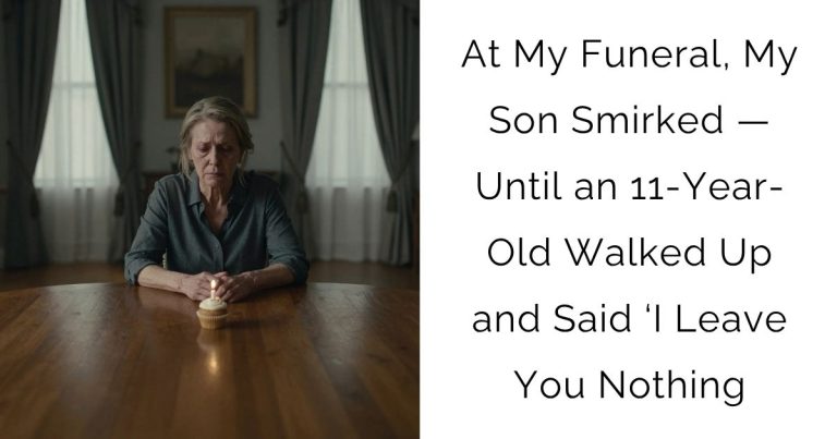 At My Funeral, My Son Smirked — Until an 11-Year-Old Walked Up and Said ‘I Leave You Nothing