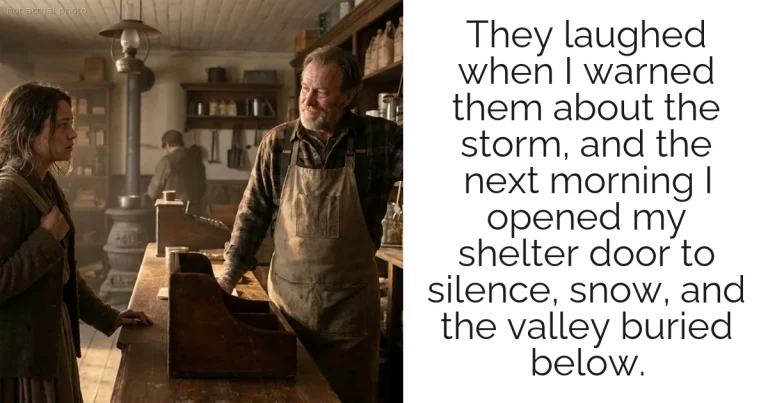 They laughed when I warned them about the storm, and the next morning I opened my shelter door to silence, snow, and the valley buried below.
