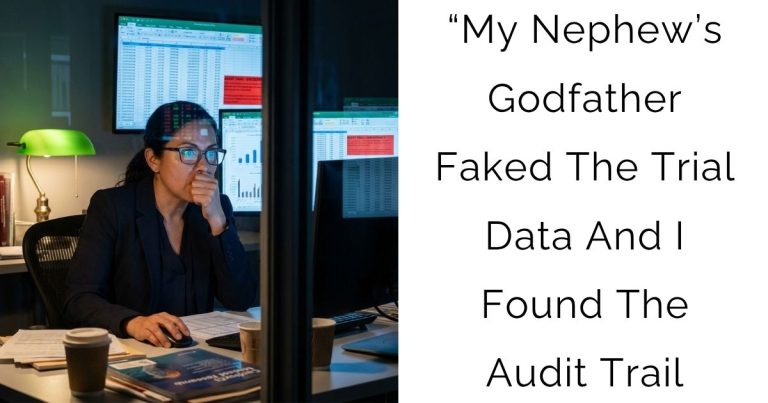 “My Nephew’s Godfather Faked The Trial Data — And I Found The Audit Trail
