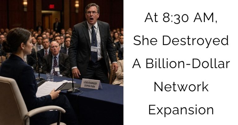 At 8:30 AM, She Destroyed A Billion-Dollar Network Expansion