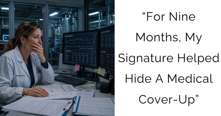 “For Nine Months, My Signature Helped Hide A Medical Cover-Up”