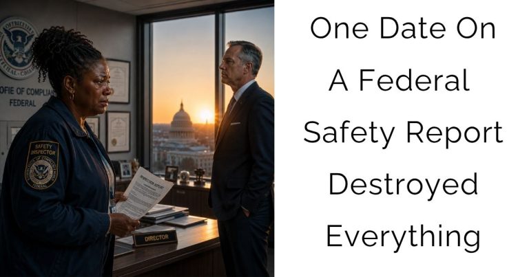 One Date On A Federal Safety Report Destroyed Everything