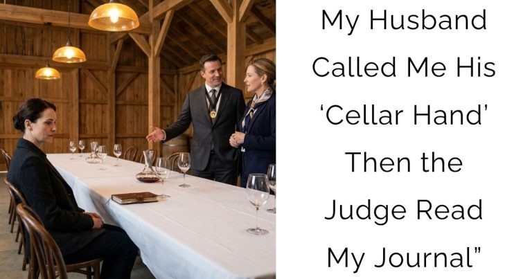 My Husband Called Me His ‘Cellar Hand’ — Then the Judge Read My Journal”