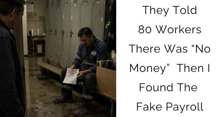They Told 80 Workers There Was “No Money” — Then I Found The Fake Payroll