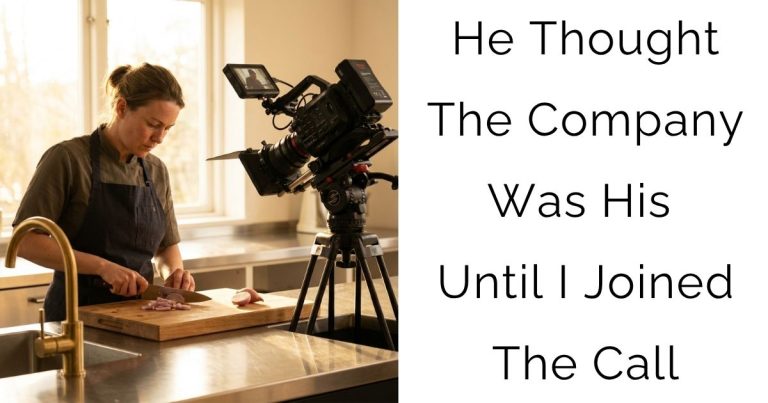 He Thought The Company Was His — Until I Joined The Call