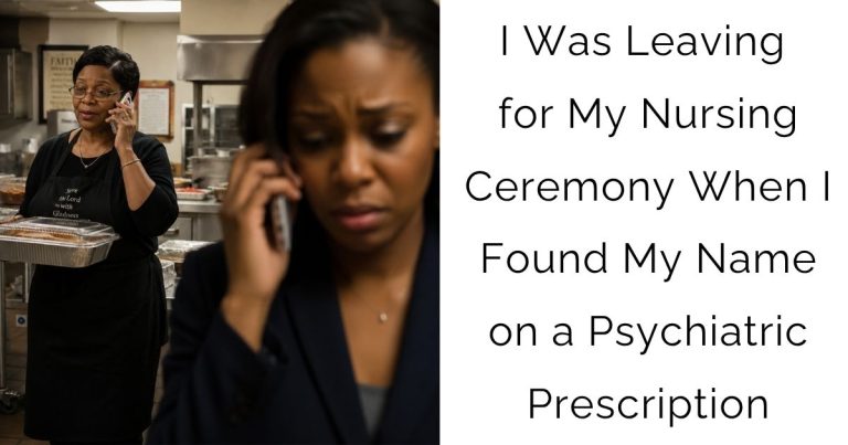 I Was Leaving for My Nursing Ceremony When I Found My Name on a Psychiatric Prescription
