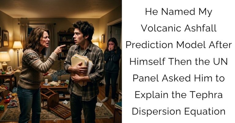 He Named My Volcanic Ashfall Prediction Model After Himself — Then the UN Panel Asked Him to Explain the Tephra Dispersion Equation