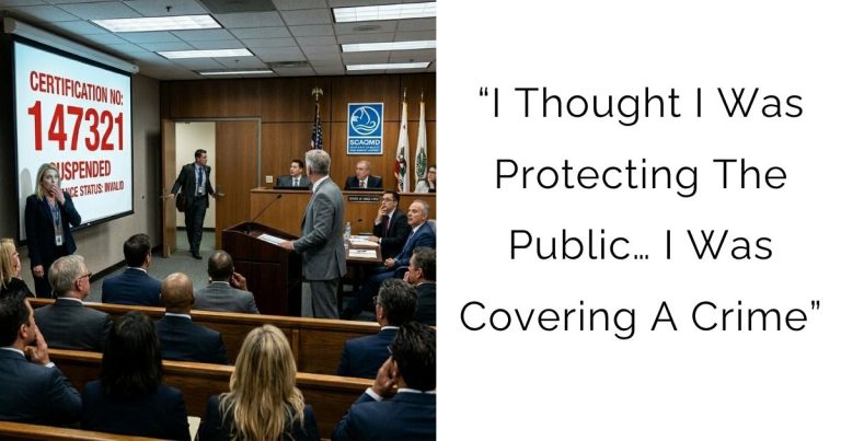 “I Thought I Was Protecting The Public… I Was Covering A Crime”