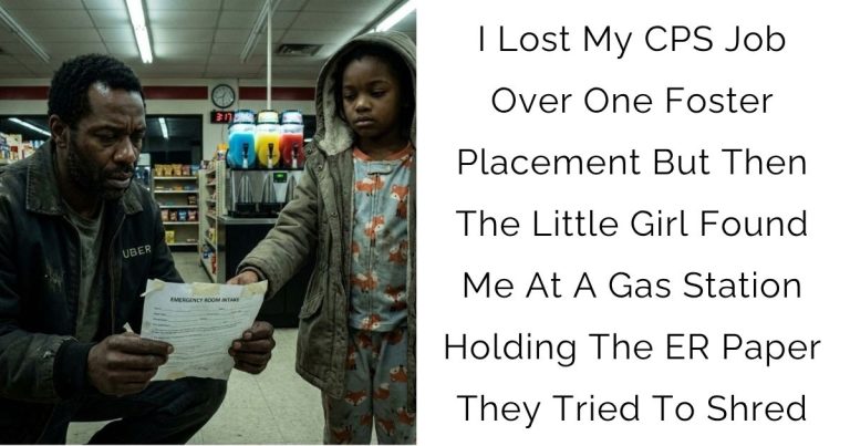 I Lost My CPS Job Over One Foster Placement But Then The Little Girl Found Me At A Gas Station Holding The ER Paper They Tried To Shred
