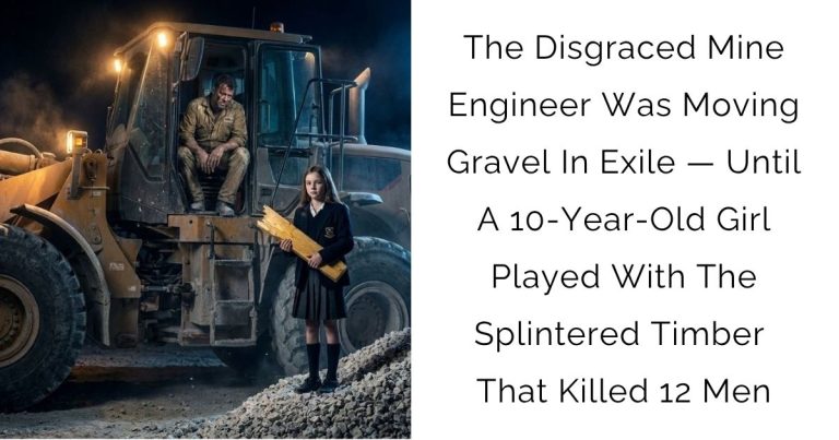 The Disgraced Mine Engineer Was Moving Gravel In Exile — Until A 10-Year-Old Girl Played With The Splintered Timber That Killed 12 Men