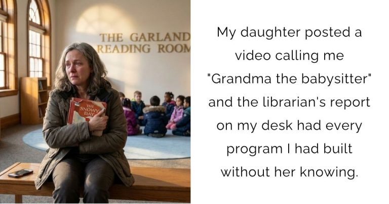 My daughter posted a video calling me “Grandma the babysitter” and the librarian’s report on my desk had every program I had built without her knowing.