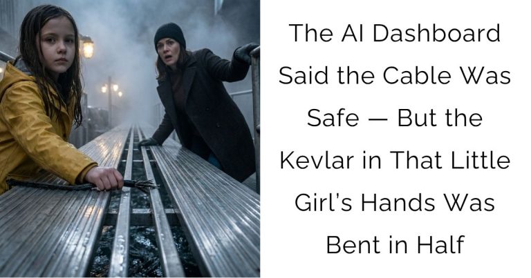The AI Dashboard Said the Cable Was Safe — But the Kevlar in That Little Girl’s Hands Was Bent in Half