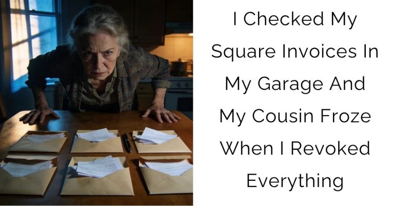 I Checked My Square Invoices In My Garage And My Cousin Froze When I Revoked Everything