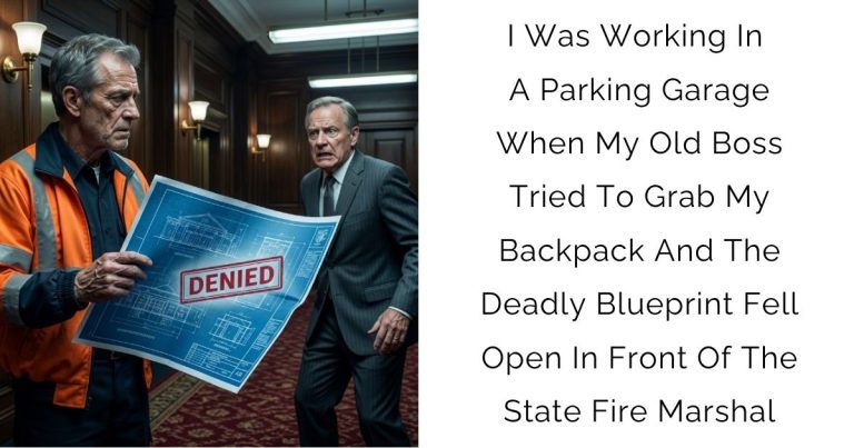 I Was Working In A Parking Garage When My Old Boss Tried To Grab My Backpack And The Deadly Blueprint Fell Open In Front Of The State Fire Marshal