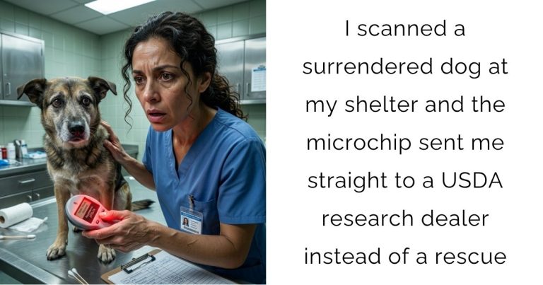 I scanned a surrendered dog at my shelter and the microchip sent me straight to a USDA research dealer instead of a rescue