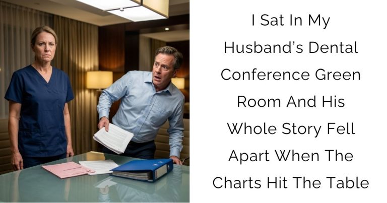 I Sat In My Husband’s Dental Conference Green Room And His Whole Story Fell Apart When The Charts Hit The Table
