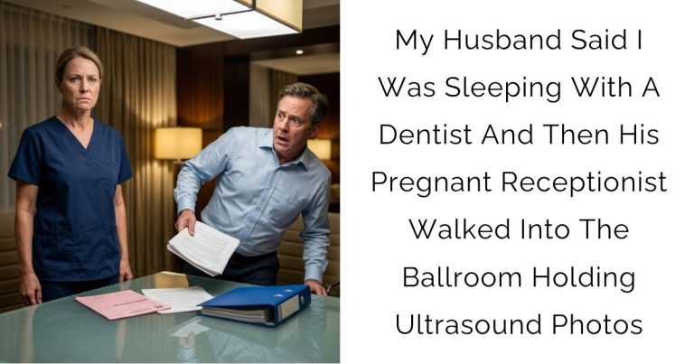 My Husband Said I Was Sleeping With A Dentist And Then His Pregnant Receptionist Walked Into The Ballroom Holding Ultrasound Photos