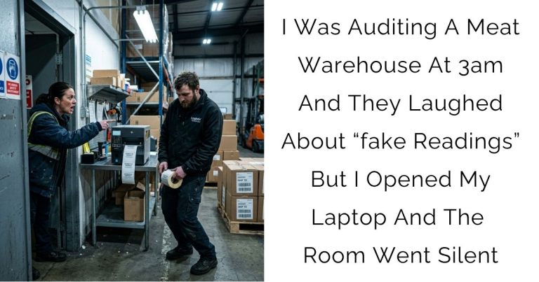 I Was Auditing A Meat Warehouse At 3am And They Laughed About “fake Readings” But I Opened My Laptop And The Room Went Silent