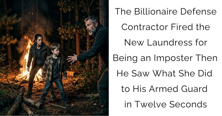 The Billionaire Defense Contractor Fired the New Laundress for Being an Imposter — Then He Saw What She Did to His Armed Guard in Twelve Seconds