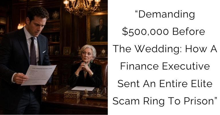 Demanding $500,000 Before The Wedding: How A Finance Executive Sent An Entire Elite Scam Ring To Prison