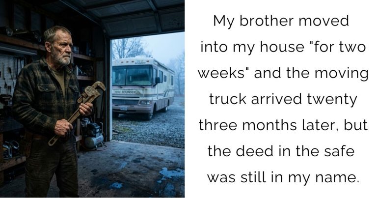 My brother moved into my house “for two weeks” and the moving truck arrived twenty-three months later, but the deed in the safe was still in my name.