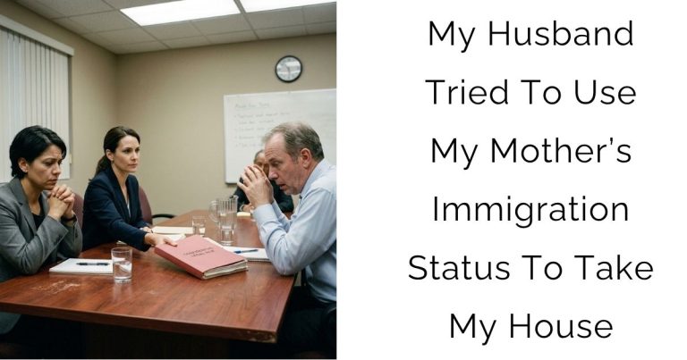 My Husband Tried To Use My Mother’s Immigration Status To Take My House
