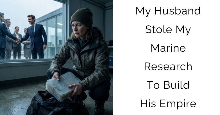 My Husband Stole My Marine Research To Build His Empire