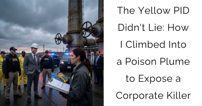 The Yellow PID Didn’t Lie: How I Climbed Into a Poison Plume to Expose a Corporate Killer