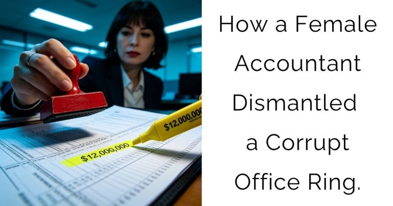 How a Female Accountant Dismantled a Corrupt Office Ring.