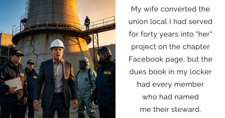 My wife converted the union local I had served for forty years into “her” project on the chapter Facebook page, but the dues book in my locker had every member who had named me their steward.