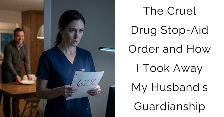 The Cruel Drug Stop-Aid Order and How I Took Away My Husband’s Guardianship