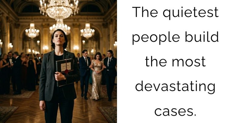 The quietest people build the most devastating cases.
