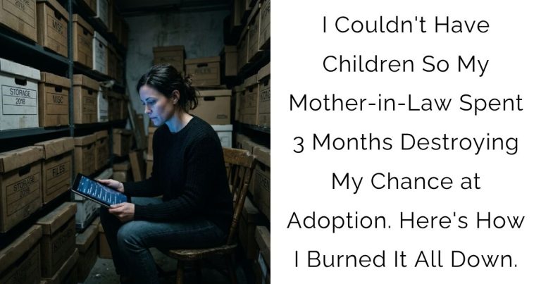 I Couldn’t Have Children So My Mother-in-Law Spent 3 Months Destroying My Chance at Adoption. Here’s How I Burned It All Down.