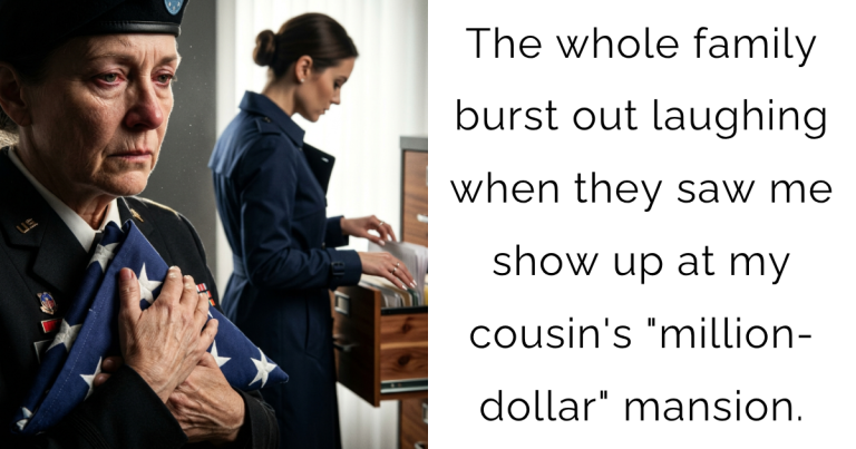 The whole family burst out laughing when they saw me show up at my cousin’s “million-dollar” mansion.