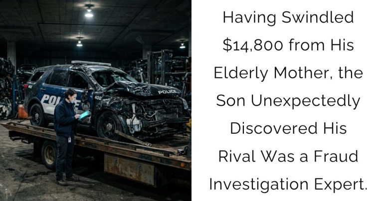 Having Swindled $14,800 from His Elderly Mother, the Son Unexpectedly Discovered His Rival Was a Fraud Investigation Expert.