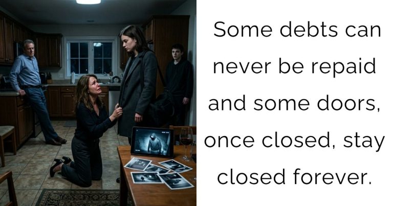 Some debts can never be repaid and some doors, once closed, stay closed forever.