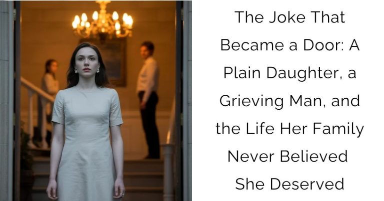 The Joke That Became a Door: A Plain Daughter, a Grieving Man, and the Life Her Family Never Believed She Deserved