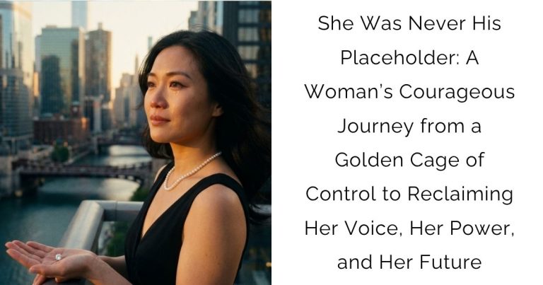 She Was Never His Placeholder: A Woman’s Courageous Journey from a Golden Cage of Control to Reclaiming Her Voice, Her Power, and Her Future