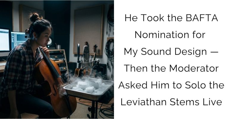 He Took the BAFTA Nomination for My Sound Design — Then the Moderator Asked Him to Solo the Leviathan Stems Live