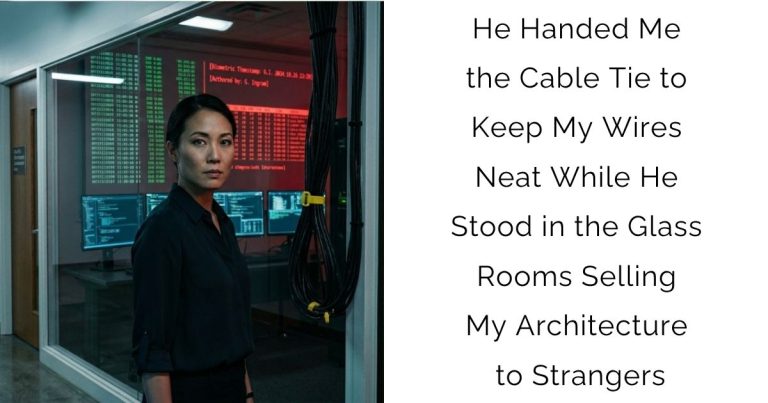 He Handed Me the Cable Tie to Keep My Wires Neat While He Stood in the Glass Rooms Selling My Architecture to Strangers